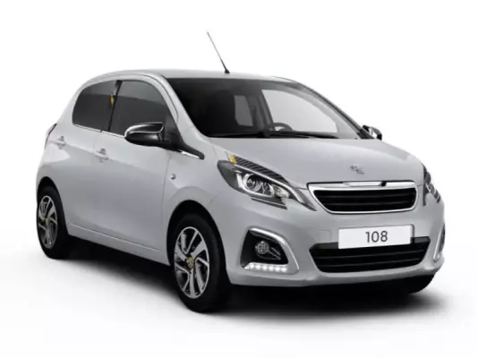 Peugeot 108 for rent in Ponta Delgada (Madeira)