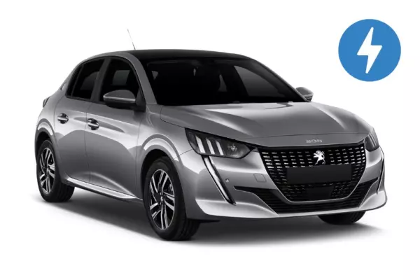 Peugeot e-208 para alugar em Albufeira